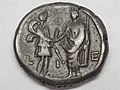 Tetradrachme: Alexandria und Hadrian im Handschlag, Kampmann/Ganschow 32.505