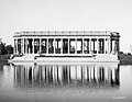 Peristyle at New Orleans City Park at a lagoon which is a remnant of Bayou Metairie