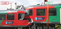 Die Fahrgasträume der GTW-Steuerwagen[Anm. 1] hielten der Frontal­kollision am 6. Mai 2015 bei den Steier­märkischen Landesbahnen stand.