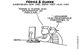 Fokke en Sukke gebruiken Wikipedia ook...[1]