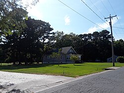 Street scene in Greenbackville, July 2018