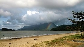 Gunung Santubong, pandangan dari Pantai Pasir Pandak