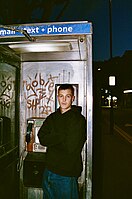 BL3SS in a London phone box in 2024