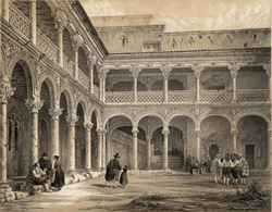 A courtyard of the palace.
