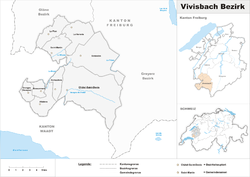 Vị trí của Huyện La Veveyse