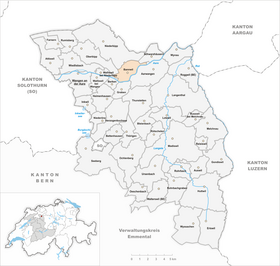Karte von Bannwil
