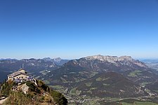 Kehlsteinhaus und Voralpen (Richtung Norden)