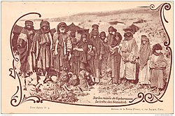 Al-Samakiyya villagers, postcard from 1902