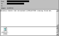 Screen-Shot eines e-Mails, infiziert mit VBS.Loveletter.a