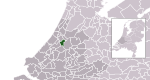 Location of Zoeterwoude