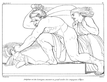 Illustration by John Flaxman for the Odyssey (1810)