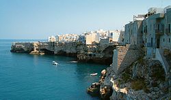 Polignano látképe