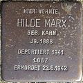 Stolperstein für Hilde Marx (Salmstraße 91)