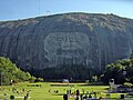 Stone Mountain mit dem riesigen Relief an der Nordwand