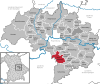 Lage der Gemeinde Thalmassing im Landkreis Regensburg