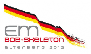 Logo der Bob- und Skeleton-Europameisterschaften 2012