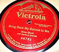 Alma Gluck – Bring Back My Bonnie to Me (1918)