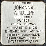 Stolperstein für Johanna Windolph