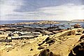 Blick über Lüderitz auf die Haifischinsel (um 1910)