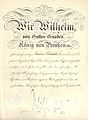 Verleihungsurkunde zum Roten Adlerorden II. Klasse (1906)