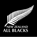 Die Flagge der All Blacks