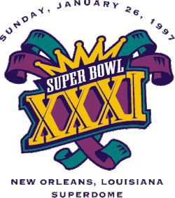 Logo des Super Bowl XXXI