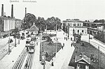 Gleisschleife am Bahnhof Spandau, um 1910