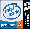 altes Logo der Intel Pentium 4 Extreme Edition