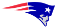 „Flying Elvis“ in Königsblau, Logo der Patriots von 1993 bis 1999