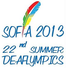 Logo der Sommer-Deaflympics 2013