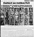 Glasfenster des Totentanz in der Großen Halle, 1938