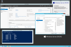 Bildschirmausdruck von Windows Server 2012 R2 Datacenter auf Deutsch