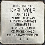 Stolperstein für Karl Wolf