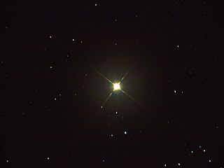 Arktur, aufgenommen mit einem Amateurteleskop