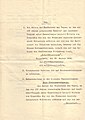 Verfügung (Seite 1) zur Straßenumbenennung in Wittenberg vom 13. Januar 1934