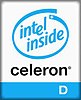 altes Logo von Intel Celeron D