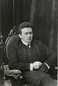 Der österreichische Schriftsteller Karl Kraus um 1908.