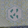 Durchsichtsregister auf einer 5-DM-Banknote BBk-III (Rückseite)