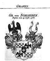 Wappen der Grafen von Schlieben (1786)