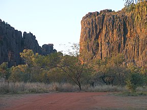 Eingang zur Windjana Gorge