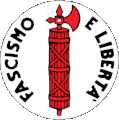 Logo des (neo-)faschistischen Movimento Fascismo e Libertà
