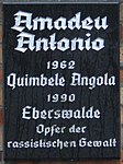 Amadeu Antonio, † 6. Dezember 1990, Eberswalde