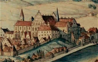 Vor dem barocken Umbau des Ostflügels (1546)