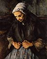 Paul Cézanne: Une vieille femme avec un rosaire, 1895/96