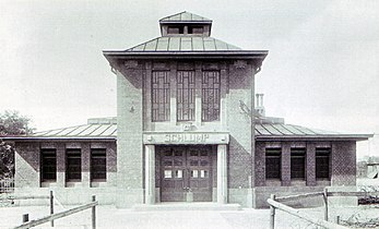 U-Bahnhof Schlump in Hamburg-Eimsbüttel, 1912