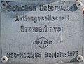 Baunummernschild Poseidon, 2010-03-14