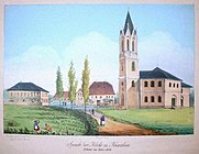 Die Knauthainer Kirche von 1846
