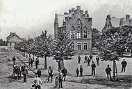 Rathaus und Marktplatz 1897