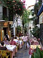 Altstadt von Marbella mit Straßenrestaurants