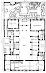 Grundriss des Erdgeschosses und des Hofbereiches